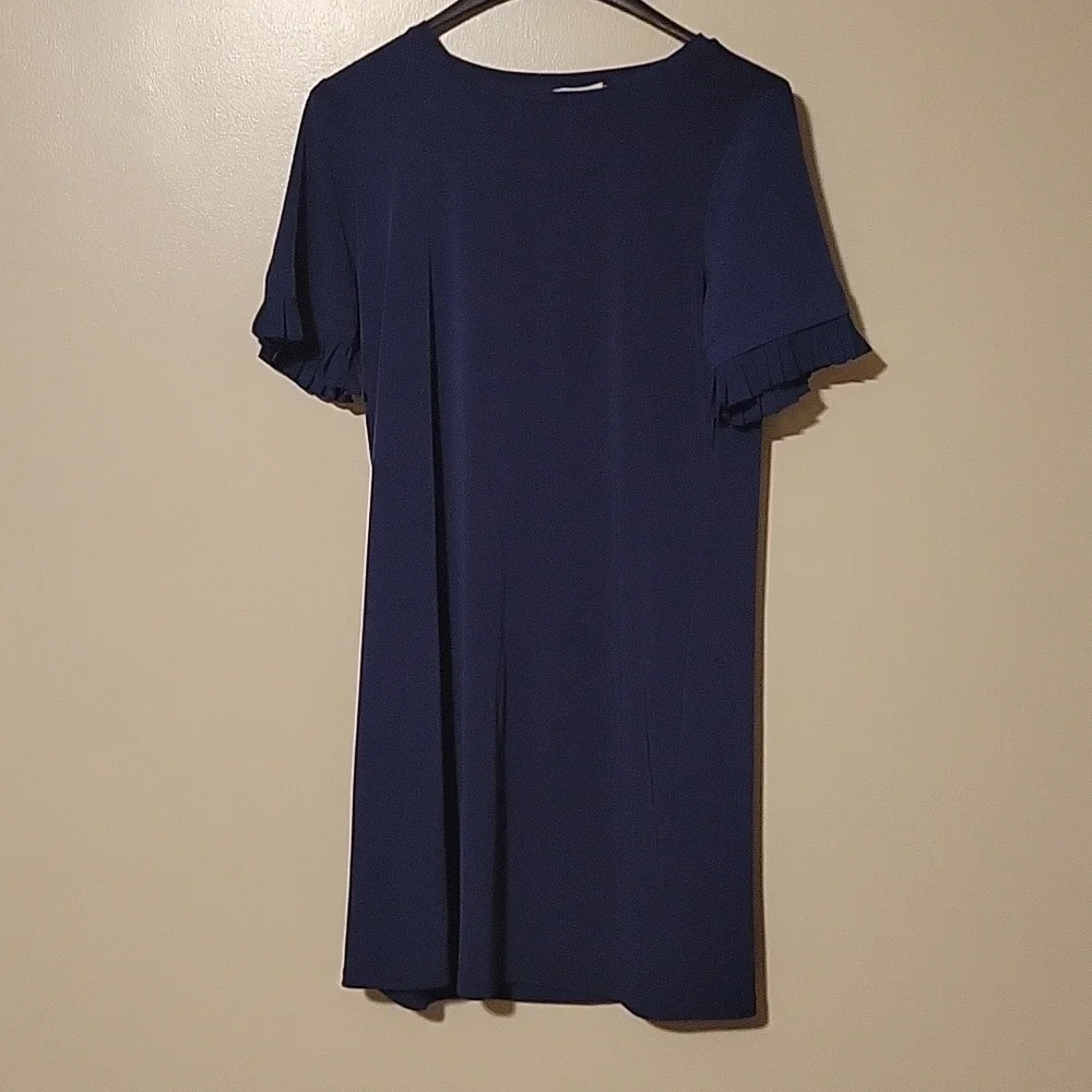 Michael Kors Navy Blue Shift Dress Womens‎ Medium